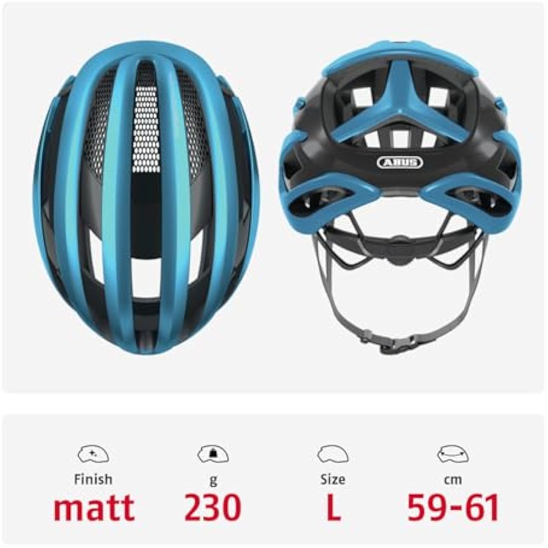 ABUS AirBreaker Racing Bike Helmet - High-End Bike Helmet for Professional Cycling - Unisex, for Men and Women