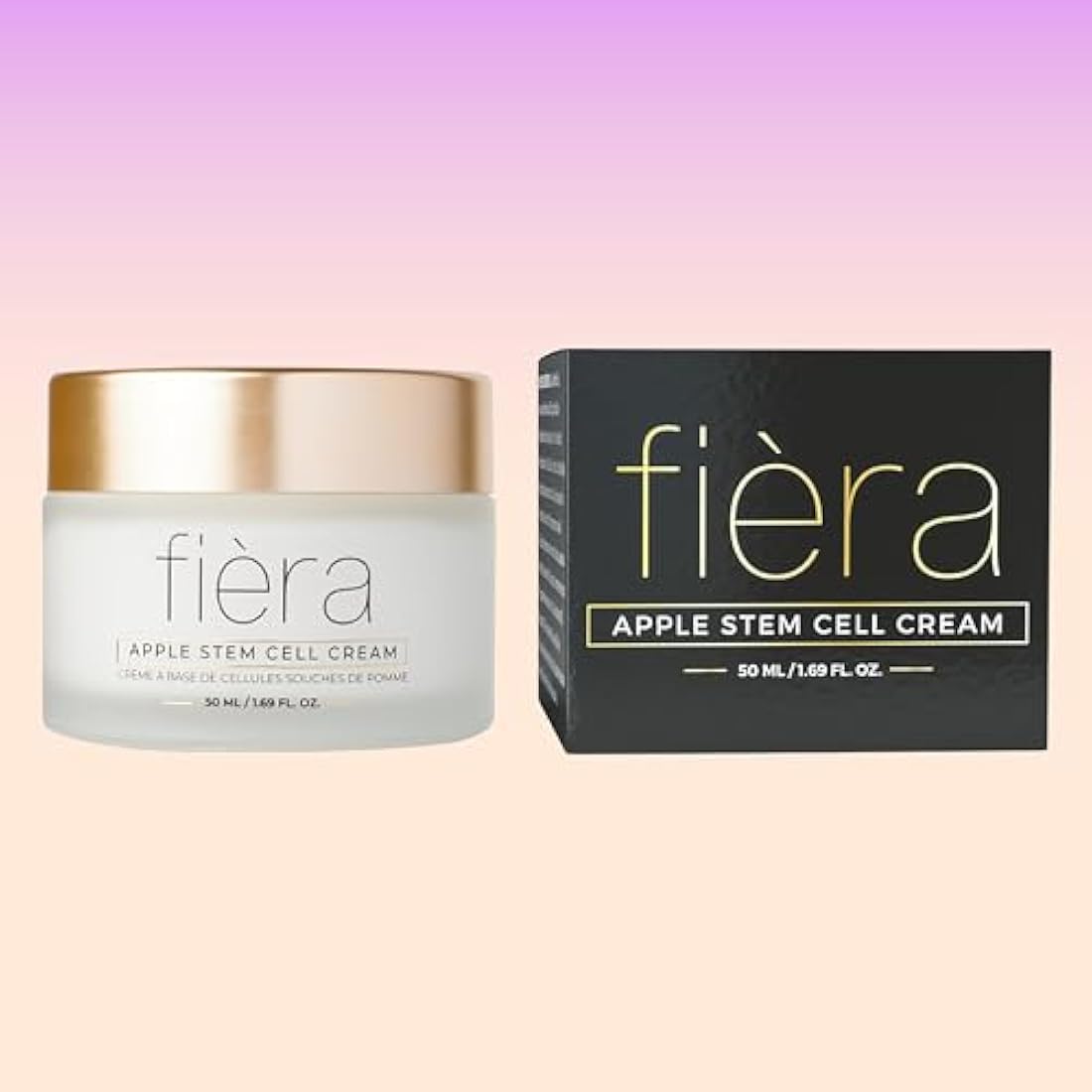 Fièra 24-Hour Rejuvenating Face Cream With Apple Stem Cells - Anti-aging Moisturizer for Day + Night, Formulated for Mature Skin. Visibly Improves Skin’s Tone and Texture - 1.69 FL. Oz.