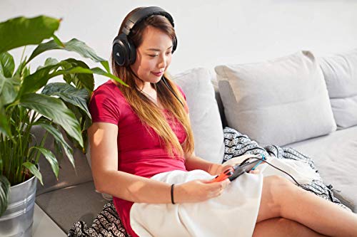 CORSAIR HS55 SURROUND Lightweight Multiplatform Wired Gaming Headset – Dolby 7.1 Surround Sound – iCUE Compatible – PC, Mac, PS5, PS4, Xbox, Nintendo Switch, Mobile – Carbon