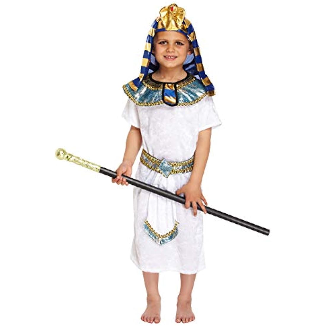 HENBRANDT EGYPTIAN PHARAOH FANCYDRESS COSTUME OUTFIT PRINCE KING (Medium)
