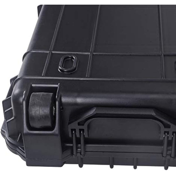 MEIJIA Portable Rolling Waterproof All Weather Hard Rifle Case with Wheels,Customizable Fit Foam Included