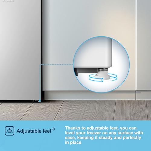 Fridgemaster MUR4545 Small Table Top 45cm Mini Fridge - 45 L - Mechanical Control with Adjustable Thermostat - Reversible Door - 39 dB Low noise - Broad Climate Design - White - E Rated