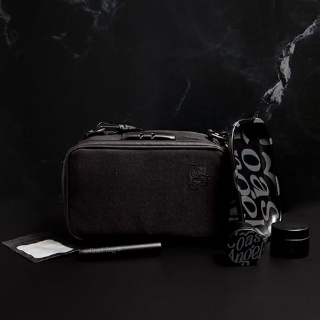 Smell Proof Bag with Combination Lock – Complete Rolling Box Set with Smell Proof Bag, Grinder, Rolling Tray and Tube – Portable Box for Outdoor, Festival, Party