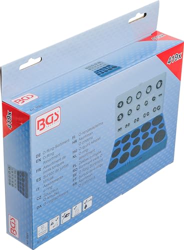 BGS 8045 | O-Ring Assortment | Ø 3 - 50 mm | 419 pcs.