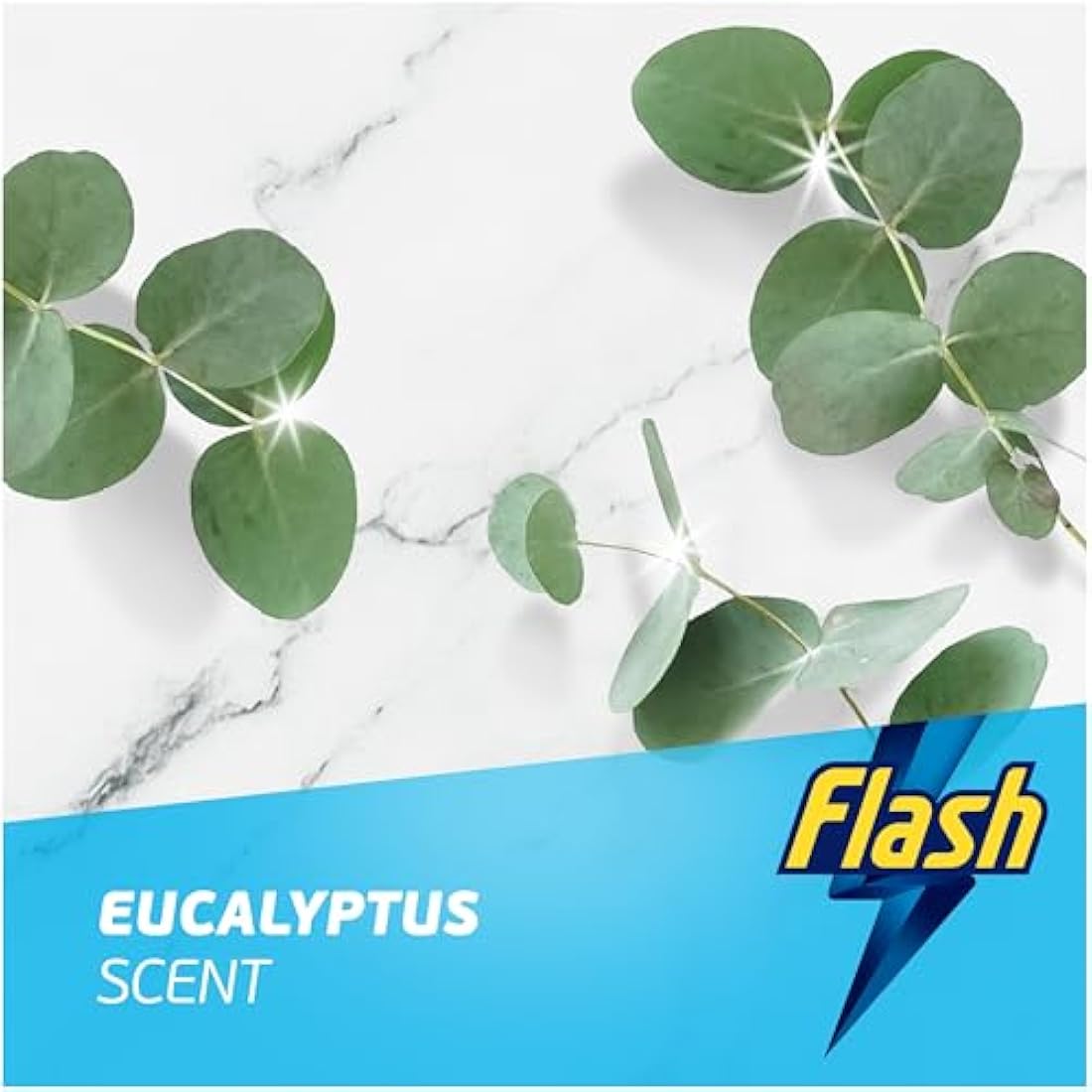 Flash Bathroom Cleaner Spray, 8 Litres (800 ml x 10), Bathroom Cleaning, Limescale Remover & Long Lasting Shine With Febreze Freshness, Bath Cleaner