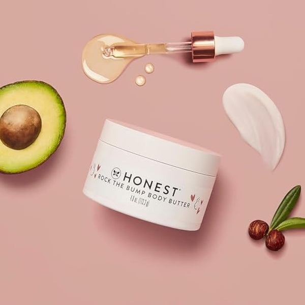 Honest Rock the Bump Body Butter For Women 4 oz Body Butter