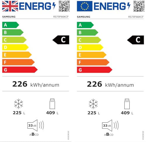 Samsung Series 7 SpaceMax RS70F66KCTEU 634L Smart American Fridge Freezer, Silver