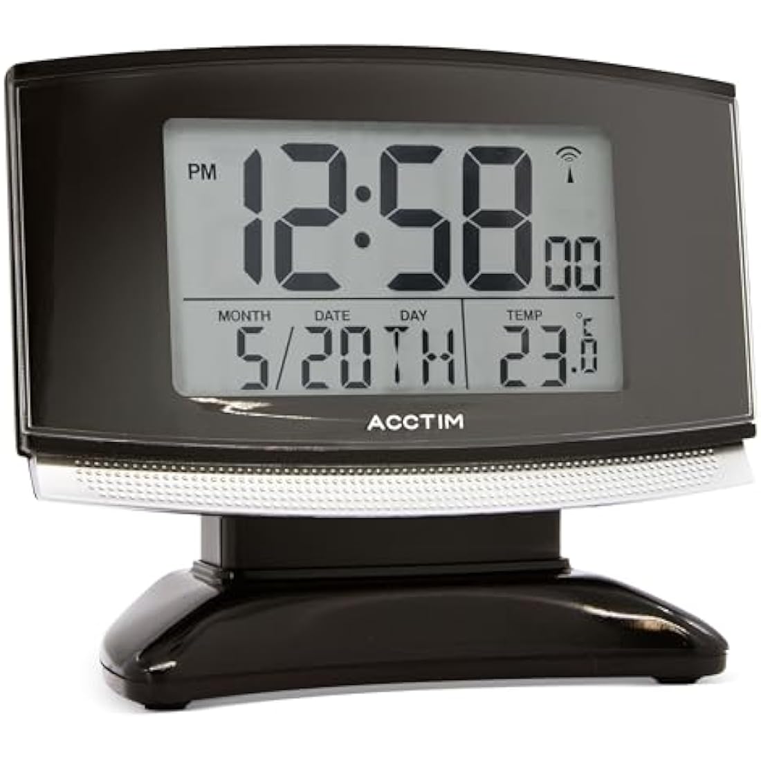 Acctim 71207 Acura Smartlite® Radio Controlled Alarm Clock, Black