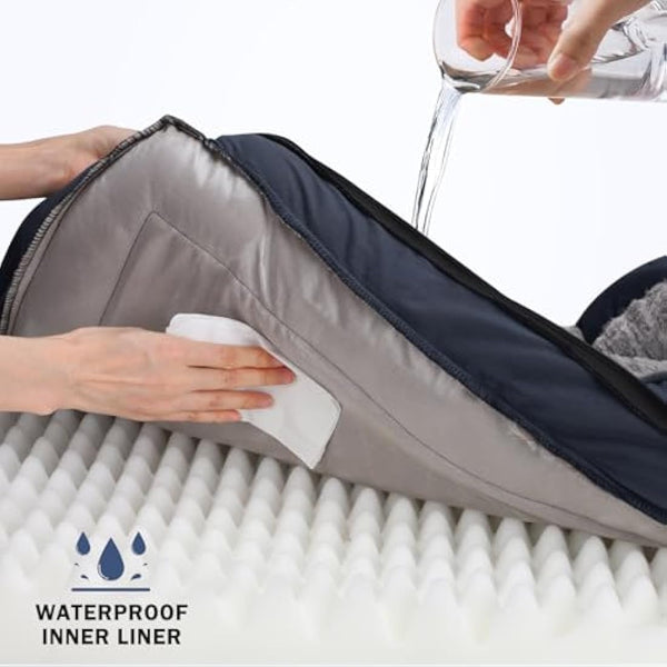 JOEJOY XXL Dog Bed, Orthopedic Memory Foam, Washable, Dark Grey, Fits up to 120lbs, Good for Large Dogs