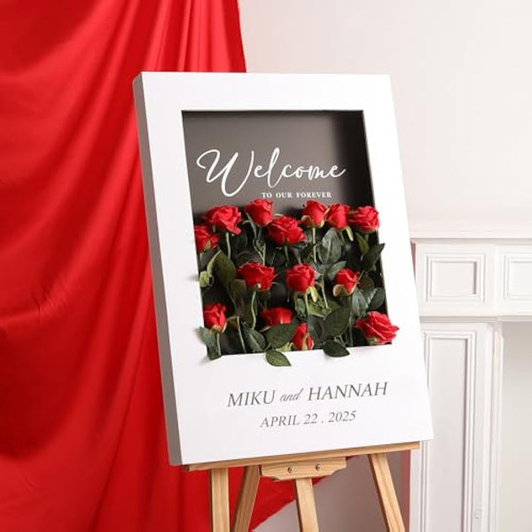 Hawesome 12PCS Artificial Roses Fake Flowers Single Long Stem Blooms with Rose Buds Wedding Decoration Bridal Bouquet Decorative Flower Arrangement Home Decoration Party Centerpieces in Red