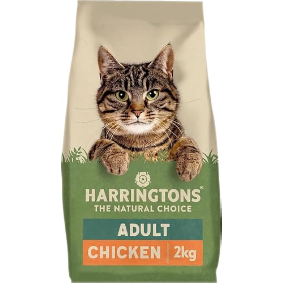 Harringtons Complete Dry Adult Cat Food Chicken 2kg (Pack of 4) - Tasty Natural Goodness