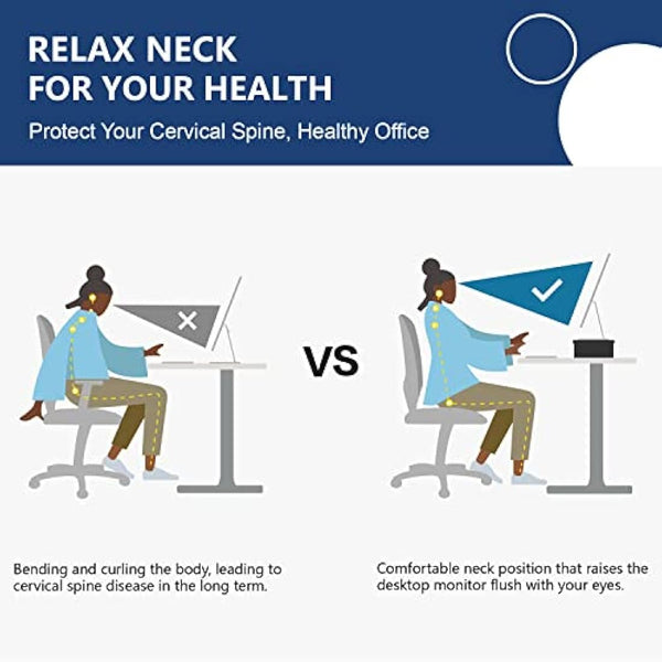 FITUEYES Monitor Stand 2 Tiers Computer Monitor Riser,54cm Wood Desktop Stand for Laptop Computer Screen Riser, with Storage Shelf, Office Supplies, Desk Organizer, Oak