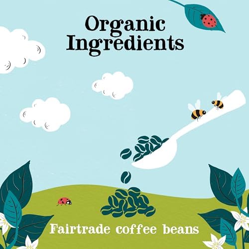 Clipper Organic Medium Roast Arabica Coffee | Instant Coffee | 500g Refill | Gourmet Coffee | Sustainable & Fairtrade Coffee by Clipper Teas | Ethically Sourced & Eco Conscious Blends