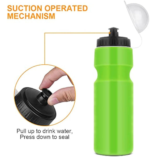 Ainiv Bike Water Bottle Cage with BPA-free 800ml/28oz Bike Bottle(Green), Black Gloss Strong Bike Water Bottle Holder, Bicycle Cup Holder, Cycling Bottle Holder for Road Bike and Mountain Bike