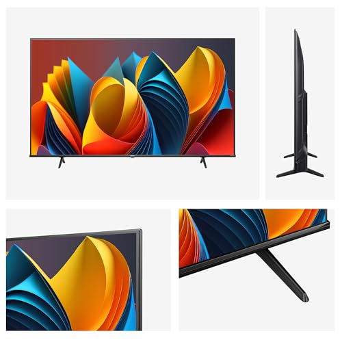 Hisense 55 Inch 4K QLED Smart TV 55E77NQTUK - Quantum Dot Colour, 4K AI Processor, Dolby Vision Atmos, Smooth Motion, Sports Mode, Vidaa OS with Freely, Youtube, Netflix and Disney+ (2024 Model)