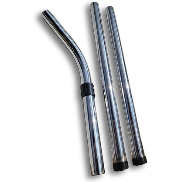 ABC Products Compatible/Replacement Extension Steel Metal Pipes Tubes (Complete Set of 3) for All Numatic Henry Edward Hetty James George Wet & Dry Hoover Vacuum Cleaner