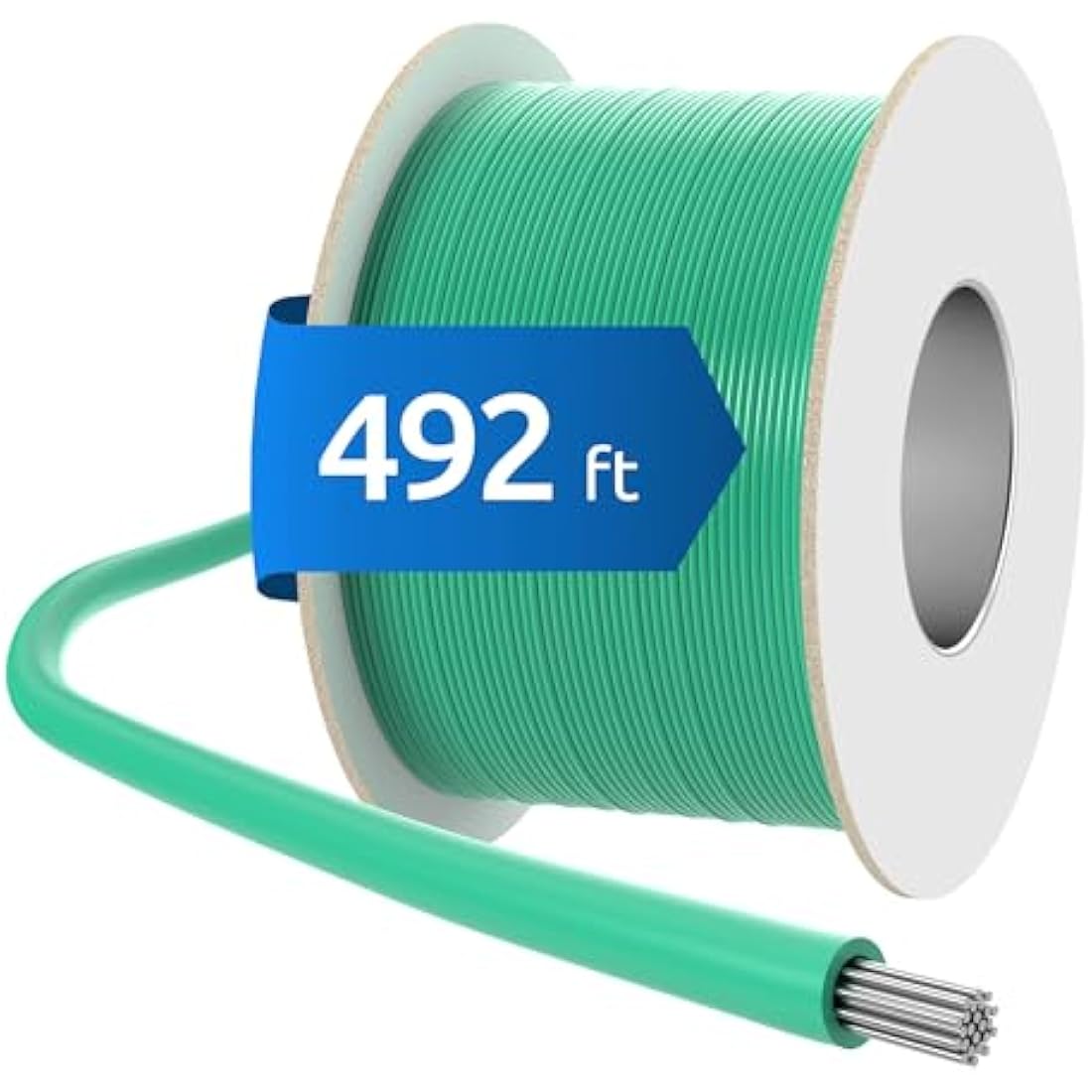 ECENCE Boundary Wire 492ft - Compatible with Robotic Lawnmowers, incl. Husqvarna - Perimeter Wire Ø0.13Inch, 17AWG Conductor - Universal Guide Wire