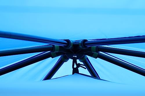 Coleman Tent Octagon, 6 Man Festival Dome Tent, 6 Person Family Camping Tent with 360° Panoramic View, Stable Steel Pole Construction, Sewn-in Groundsheet, 100 Percent Waterproof