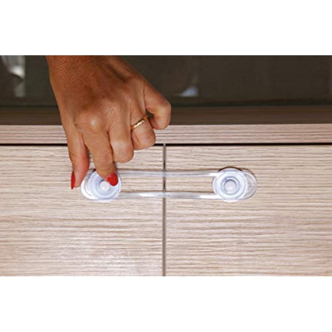 Dreambaby 3 Multi-Purpose and 4 Mini Multi-Purpose Latches - Value Pack (Transparent), 7 Pieces