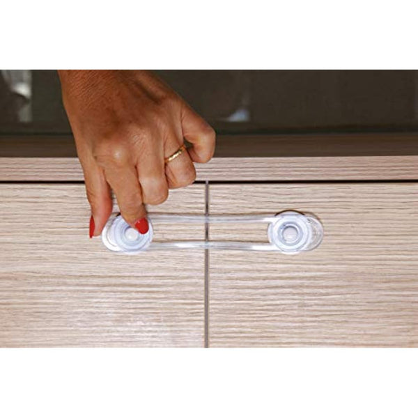 Dreambaby 3 Multi-Purpose and 4 Mini Multi-Purpose Latches - Value Pack (Transparent), 7 Pieces