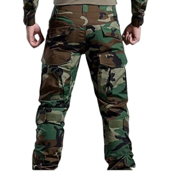 H Welt EU Mens Military Pants with Knee Pads for Strategy Game Airsoft Paintball Shooting Combat