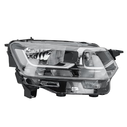 LONGLING Replacement Passenger (N/S) Side Headlight Head Lamp Electric Adjustment for Citroen Berlingo 2018-2024 Fiat Doblo 2022-2024