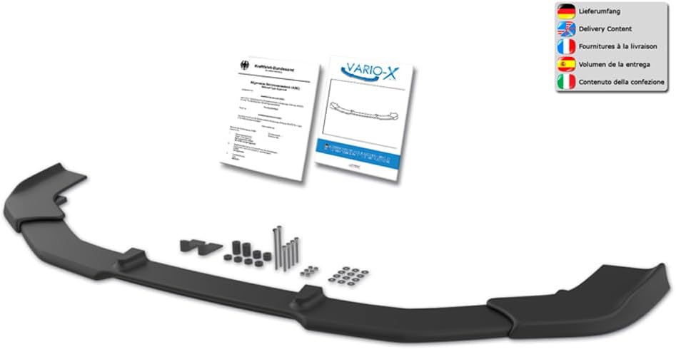 RDX Racedesign Front spoiler Vario-X compatible with Mazda 6 (GJ/GL) 2018- (PU)