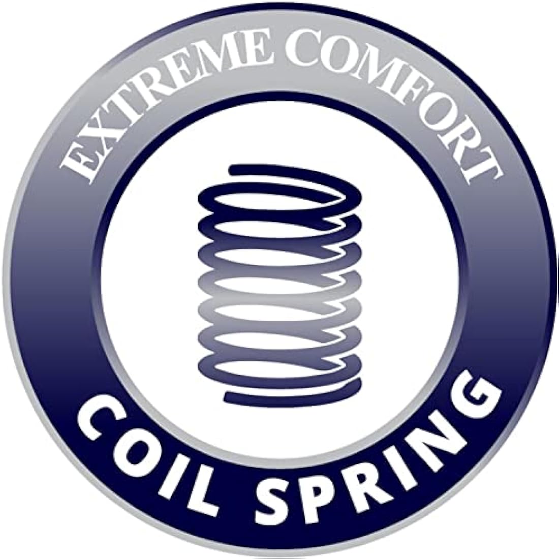 eXtreme comfort ltd Cooltouch Colours White Wave Hybrid Memory Foam & Pinna-Coil Innerspring Mattress With White Border 18cms Deep, Shorty 75cmx175cm