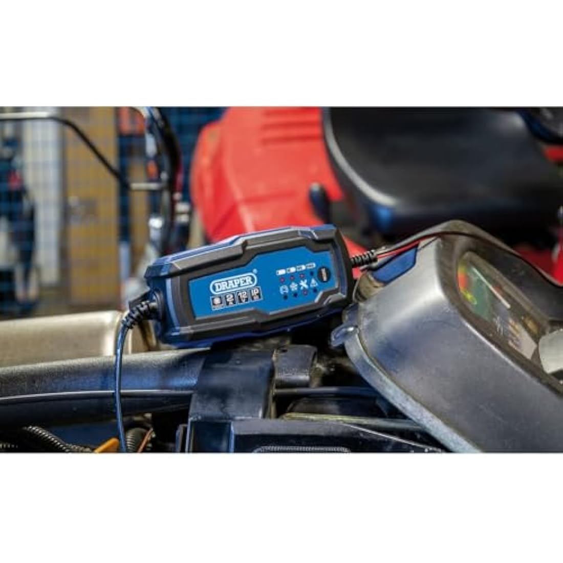 Draper 53488 12V Smart Charger and Battery Maintainer (2A)
