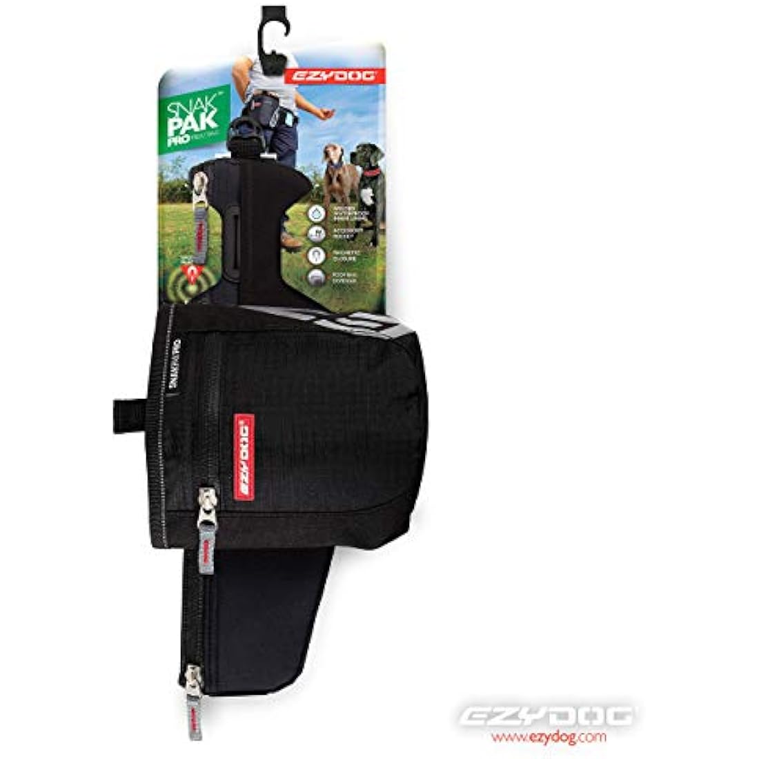 EzyDog Snak Pak Pro, Black