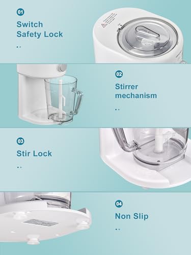 Electric Ice Crusher, Slushy Maker Ice Shaver with Removable Jug for Blending Slushies, Ice Crushing Machine for Snow Cones Slushies Smoothies, and