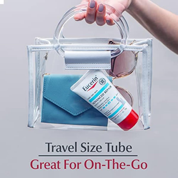 Eucerin Advanced Repair Hand Cream - Fragrance Free, Hand Lotion for Very Dry Skin - 2.7 oz Tube (Pack of 3)