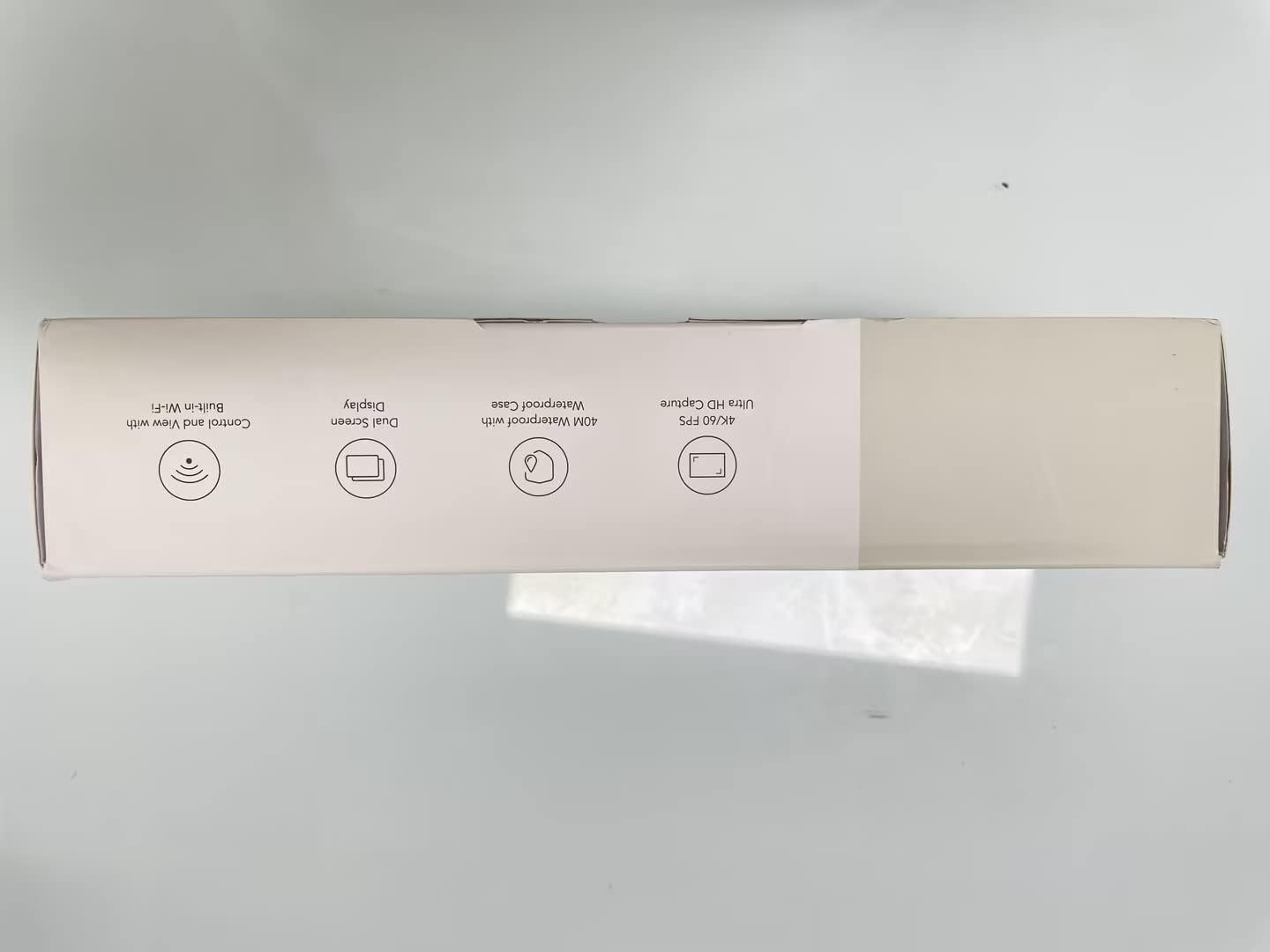 WOLFANG GA420 Dual Screen Action Camera 4K 60FPS 24MP Touchscreen Underwater Camera, 10M Body Waterproof/40M Waterproof Helmet Bike Camera with EIS, Remote Control, 2x1350mAh Batteries, Accessory Kit