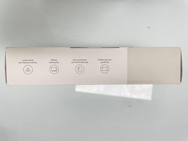 WOLFANG GA420 Dual Screen Action Camera 4K 60FPS 24MP Touchscreen Underwater Camera, 10M Body Waterproof/40M Waterproof Helmet Bike Camera with EIS, Remote Control, 2x1350mAh Batteries, Accessory Kit