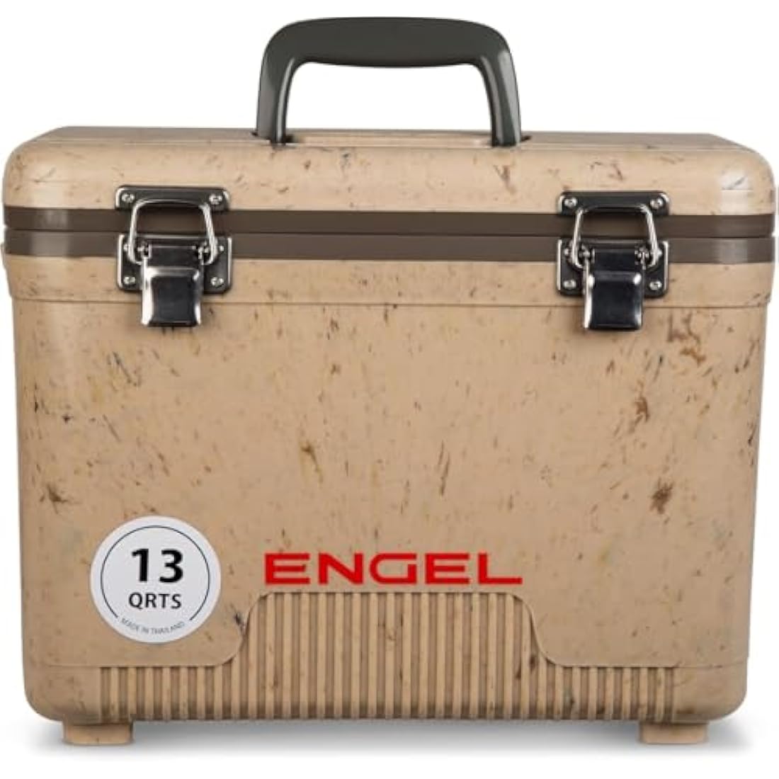 ENGEL Cooler Box 12.3 L - Leak-Proof, Air Tight, Drybox Cooler for Camping, Fishing, Hiking,Picnic - Mini Ice Boxes Large Enough for 15 Cans, 38 x 25.4 x 28.5 CM Small Cool Box for Drinks and Food