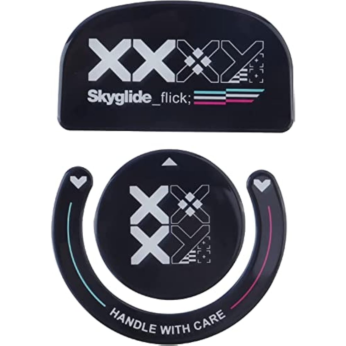 JakeTsai Smoothest Mouse Feet Made of Ultra Flawless Glass, Ultra Fast and Smooth Professional Mouse Upgrade Kit Compatible with Logitech G Pro X Ultralight Gaming Mouse