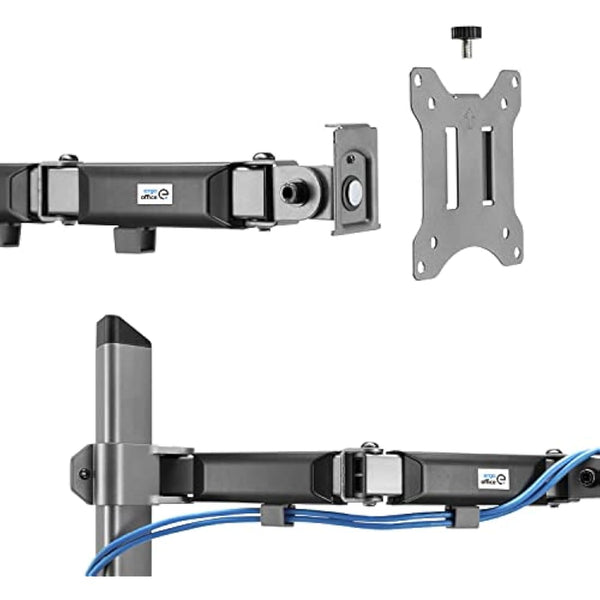 Ergo Office ER-448 Deluxe Articulating Monitor Holder, 17"-32", max. 9kg