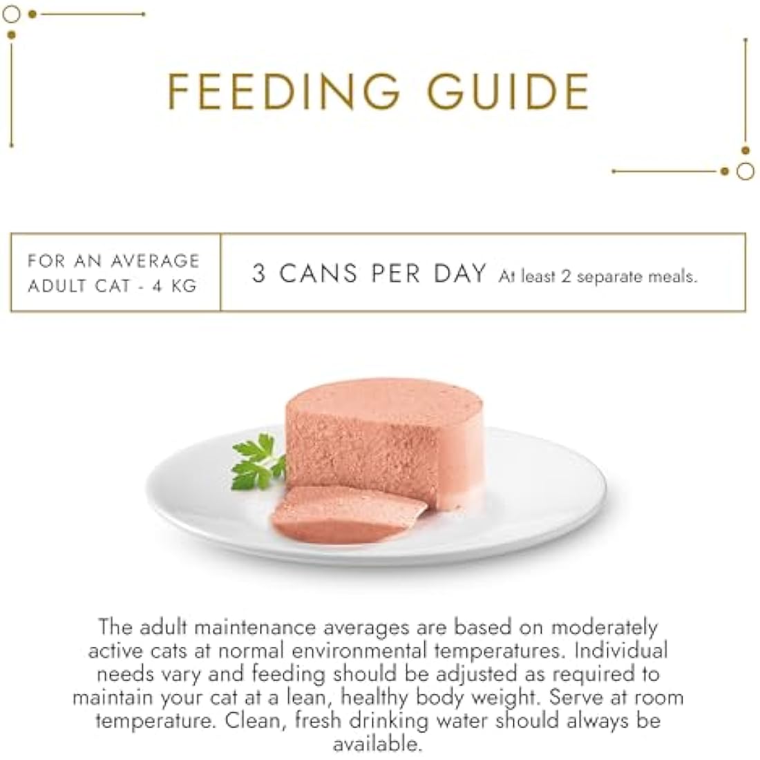 GOURMET Gold Pate Recipes Wet Cat Food 8x85g, Pack of 6