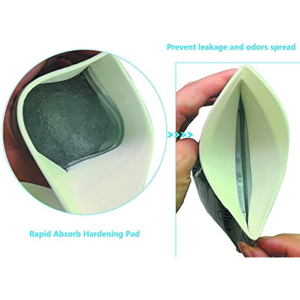 Alled Disposable Urine Bags, 700ml Pee Bags for Camping Travel Outdoor Urinal Toilet Traffic Jam Emergency Portable Car Vomit Bag,Urine Bag Gel for Men Women Kids Children Patient and Pregnant