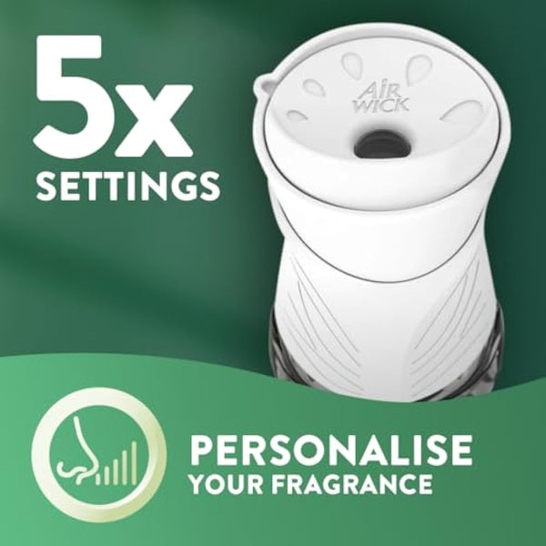 Air Wick Plug in Diffuser Refill, Fresh Cotton, Pack 6 x 19ml, Long Lasting Fragrance, Lasts up to 600 Days, Plug in Air freshener