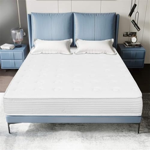 Good Nite Single Mattress Pocket Spring with Memory Foam Medium Firm Mattress Breathable Fabric Fire Resistant 8in Deep Single 90x190x20cm