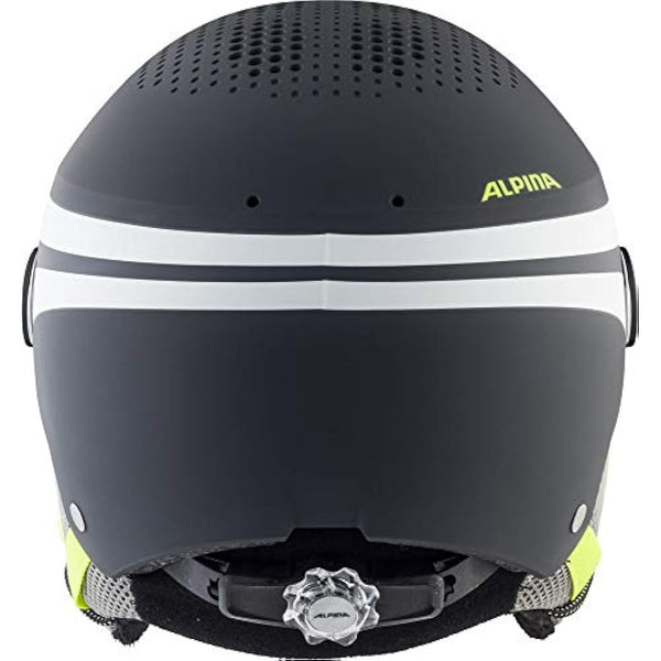 ALPINA ZUPO VISOR Q-LITE Helmet 2023 charcoal-neon matt