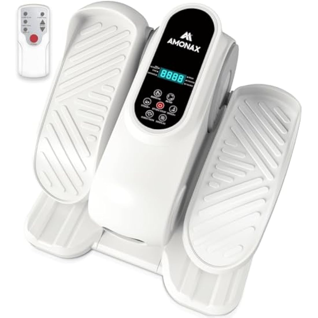 Amonax Electric Pedal Exerciser, Seated Elliptical Machine Cardio Under Desk Exercise Bike, Mini Cycle Trainer for Elderly, Sit down Foot Step Machine Leg Exercise Equipment for Home Use