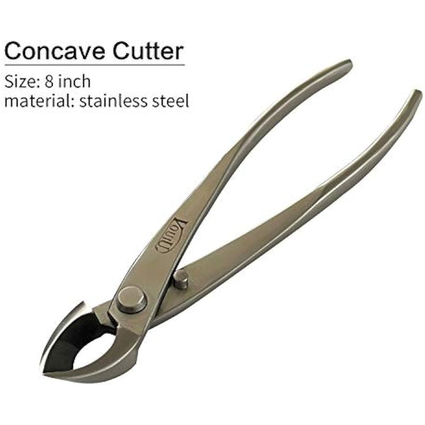 vouiu 6-Piece Bonsai Tool Set,Knob Cutter,Trunk Splitter,Concave Cutter,Wire Cutter,Jin Pliers,Bonsai Scissors