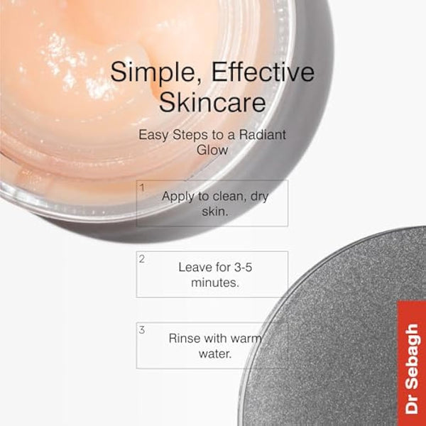 Dr Sebagh Deep Exfoliating Mask (50 ml) | Formulated For More Sensitive Skin | Enhanced with Azelaic Acid & Lactic Acid | Hydrate, Exfoliate & Rejuvenate | Minimises Appearance of Facial Lines