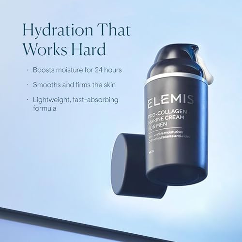 Elemis Pro-Collagen Night Cream, Marine Cream SPF 30 & Rose Marine Cream 30ml – Anti-Aging Moisturiser for Firming, Hydration & Radiant Skin