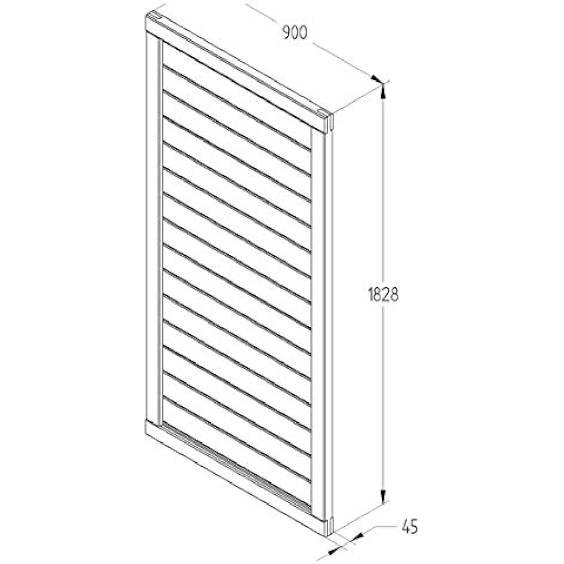 Forest Garden Gate, Pressure Treated, 6 ft