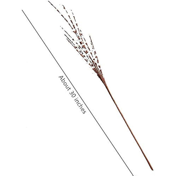 6Pcs 29.5'' Long Stem Artificial Jasmine Flowers Tall Fake Flower Bouquet Faux Jasmine Plants for Hotel Home Office Kitchen Bedroom Wedding Party DIY Decor（White）