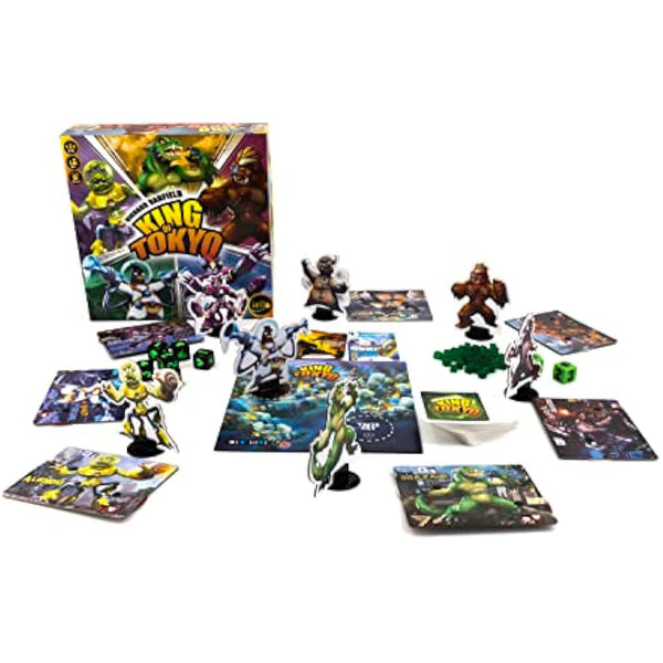 Iello | King of Tokyo Game (2016 Edition) | Board Game | Ages 8+ | 2-6 Players | 30 Minutes Playing Time