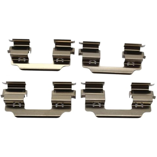 2 SET SHLPDFM Front Brake Pad Fitting Kit Anti-rattle Clip Pad Shims LX0405, 109-1648, MBA1648, KIT1035 Fits for Renault Clio Mk3 2005-2012